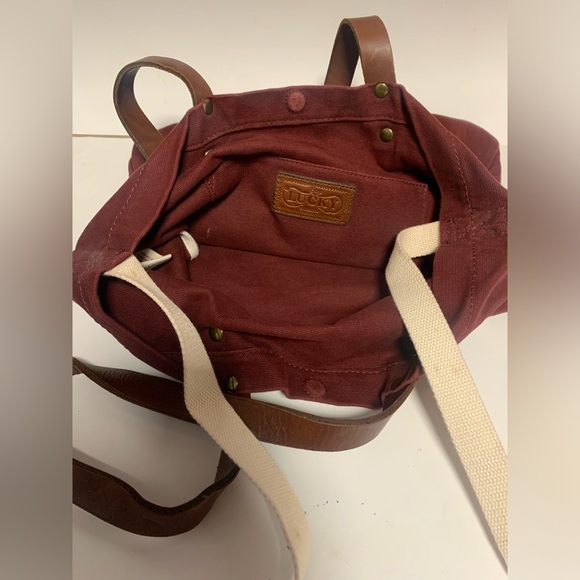 Lucky Brand Canvas & Leather Tote Bag - Picture 3 of 4